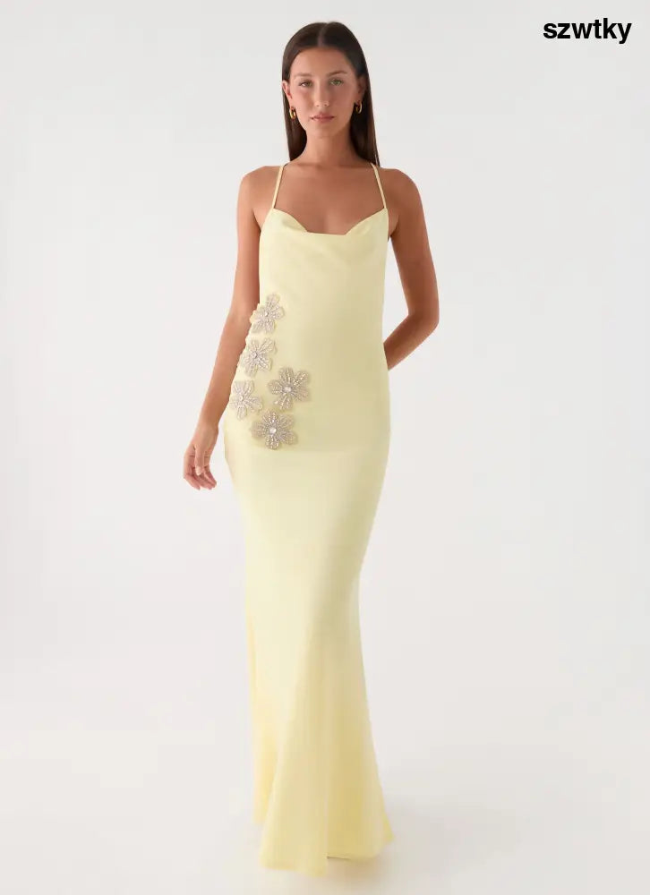 Joella Maxi Dress - Yellow - Maxi Dresses
