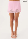 Laboum Mini Skirt - Pink - Mini Skirts