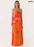 Persuasive Maxi Dress - Orange Blossom - Maxi Dresses