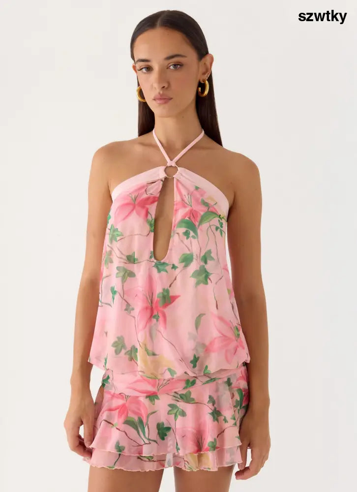 Telling You Mini Dress - Blooming Spring - Mini Dresses